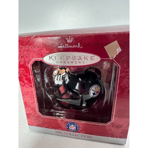 Hallmark Keepsake Ornament NFL Collection Pittsburgh Steelers Helmet Handcrafted - Picture 2 of 5